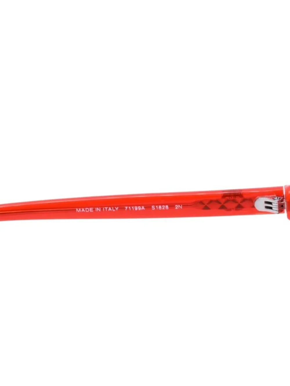 Chanel Sunglasses Eyewear CC Logo Clear Red Acetate